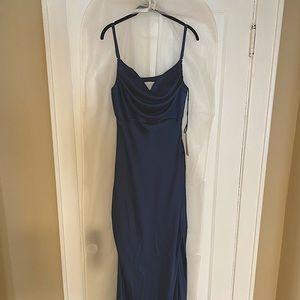 Revelry Skye Satin bridesmaid dress